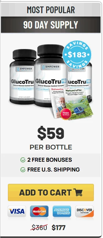 glucotru 3 bottles price